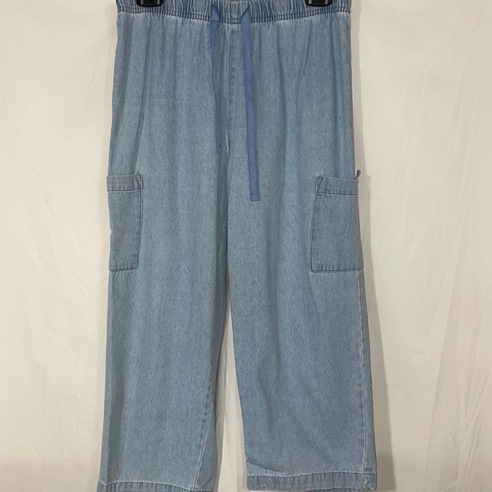 Basic editions baggy capris 
